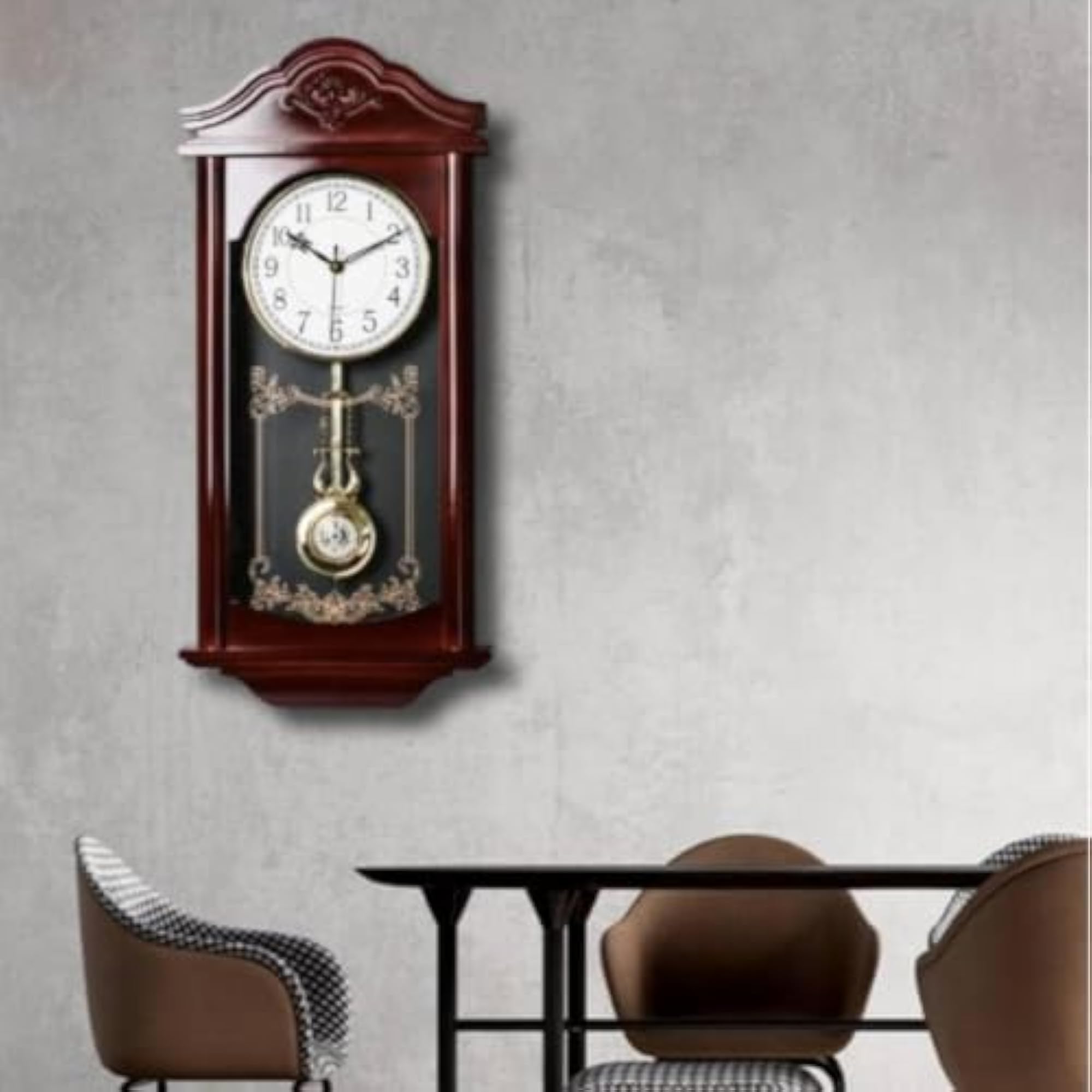 Powered Mantel Clock with Sweep Movement